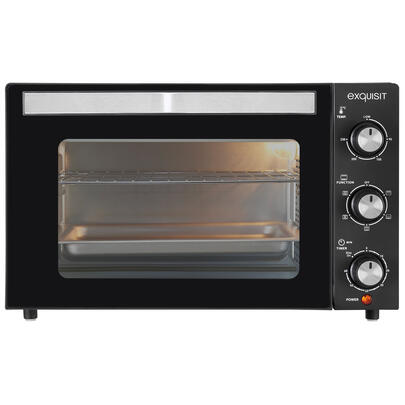 Mini-Backofen, mit Drehspie und Umluftfunktion, 1500W, Garraum 20 Liter